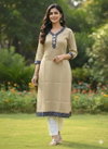 SI 309 Art Silk Jacquard Work Kurti Wholesale Clothing Distributors In India